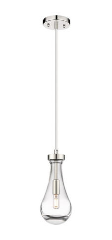 Mini Pendants Glass Down by Innovations ( 405 | 451-1P-PN-G451-5CL Downtown Urban ) 