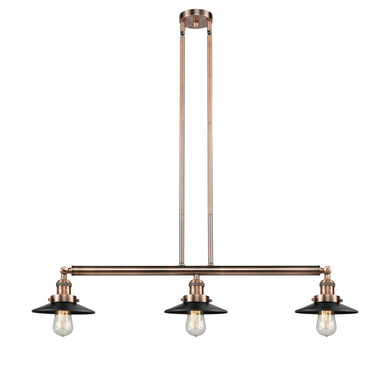 Linear/Island 3 Light Bar by Innovations ( 405 | 213-AC-M6BK-LED Franklin Restoration ) 