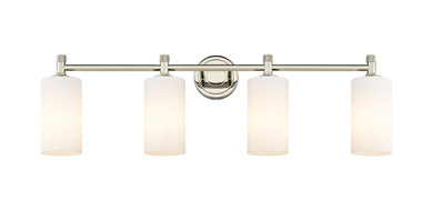 Bathroom Fixtures Four Lights by Innovations ( 405 | 434-4W-PN-G434-7WH Downtown Urban ) 