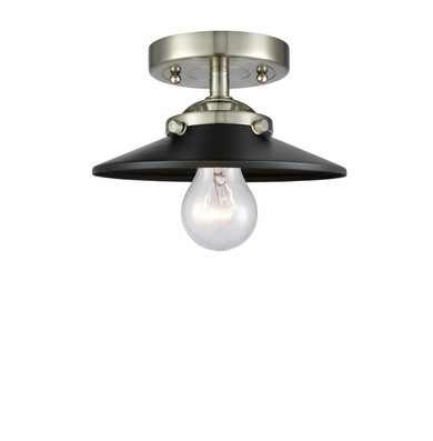 Semi-Flush Mts. Cage by Innovations ( 405 | 284-1C-SN-M6-BK-LED Nouveau ) 
