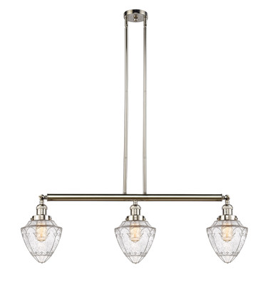 Linear/Island 3 Light Bar by Innovations ( 405 | 213-PN-G664-7-LED Franklin Restoration ) 