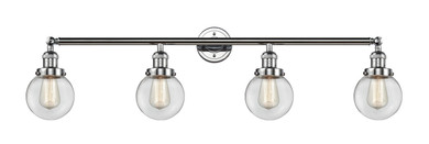 Bathroom Fixtures Four Lights by Innovations ( 405 | 215-PC-G202-6-LED Franklin Restoration ) 