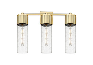 Bathroom Fixtures Three Lights by Innovations ( 405 | 428-3W-BB-G428-12SDY Downtown Urban ) 