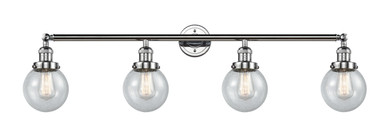 Bathroom Fixtures Four Lights by Innovations ( 405 | 215-PC-G204-6-LED Franklin Restoration ) 