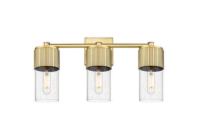 Bathroom Fixtures Three Lights by Innovations ( 405 | 428-3W-BB-G428-7SDY Downtown Urban ) 