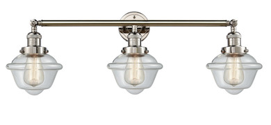 Bathroom Fixtures Three Lights by Innovations ( 405 | 205-PN-G532-LED Franklin Restoration ) 