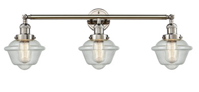 Bathroom Fixtures Three Lights by Innovations ( 405 | 205-PN-G534-LED Franklin Restoration ) 