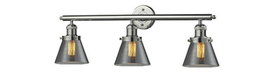 Bathroom Fixtures Three Lights by Innovations ( 405 | 205-PN-G63 Franklin Restoration ) 