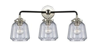 Bathroom Fixtures Three Lights by Innovations ( 405 | 284-3W-BPN-G142 Nouveau ) 