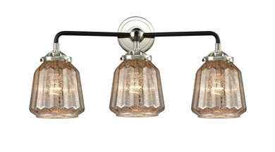 Bathroom Fixtures Three Lights by Innovations ( 405 | 284-3W-BPN-G146-LED Nouveau ) 