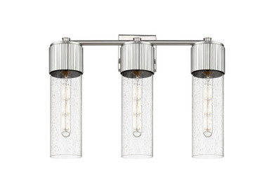 Bathroom Fixtures Three Lights by Innovations ( 405 | 428-3W-SN-G428-12SDY Downtown Urban ) 