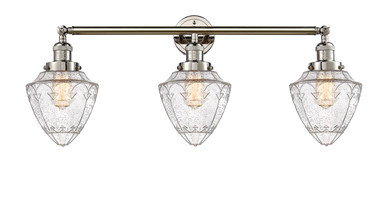 Bathroom Fixtures Three Lights by Innovations ( 405 | 205-PN-G664-7-LED Franklin Restoration ) 