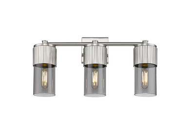Bathroom Fixtures Three Lights by Innovations ( 405 | 428-3W-SN-G428-7SM Downtown Urban ) 