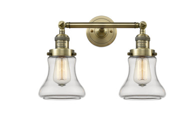 Bathroom Fixtures Two Lights by Innovations ( 405 | 208-AB-G192 Franklin Restoration ) 