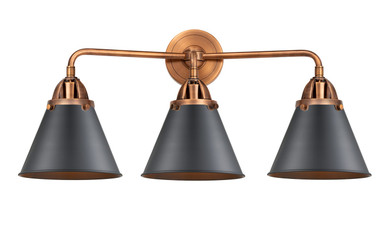 Bathroom Fixtures Three Lights by Innovations ( 405 | 288-3W-AC-M13-BK Nouveau 2 ) 