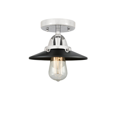 Semi-Flush Mts. Exposed Lamps by Innovations ( 405 | 288-1C-PC-M6-BK-LED Nouveau 2 ) 