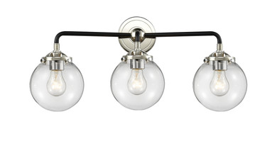 Bathroom Fixtures Three Lights by Innovations ( 405 | 284-3W-BPN-G202-6 Nouveau ) 