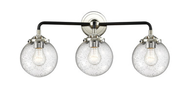 Bathroom Fixtures Three Lights by Innovations ( 405 | 284-3W-BPN-G204-6-LED Nouveau ) 