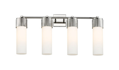 Bathroom Fixtures Four Lights by Innovations ( 405 | 428-4W-PN-G428-12WH Downtown Urban ) 
