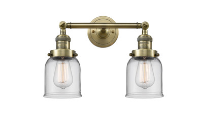 Bathroom Fixtures Two Lights by Innovations ( 405 | 208-AB-G52 Franklin Restoration ) 