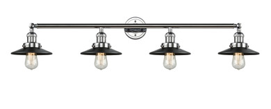 Bathroom Fixtures Four Lights by Innovations ( 405 | 215-PC-M6BK Franklin Restoration ) 