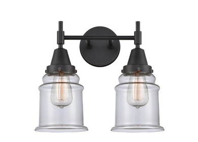 Bathroom Fixtures Two Lights by Innovations ( 405 | 447-2W-BK-G182-LED Caden ) 