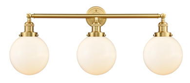 Bathroom Fixtures Three Lights by Innovations ( 405 | 205-SG-G201-8 Franklin Restoration ) 