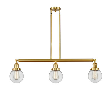 Linear/Island 3 Light Bar by Innovations ( 405 | 213-SG-G202-6 Franklin Restoration ) 