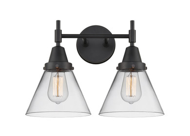 Bathroom Fixtures Two Lights by Innovations ( 405 | 447-2W-BK-G42 Caden ) 