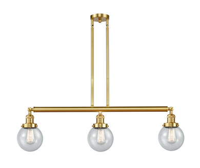 Linear/Island 3 Light Bar by Innovations ( 405 | 213-SG-G204-6-LED Franklin Restoration ) 
