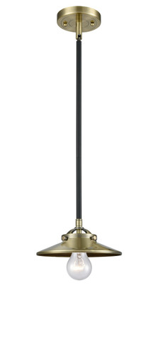 Mini Pendants Metal Shade by Innovations ( 405 | 284-1S-BAB-M4-AB-LED Nouveau ) 