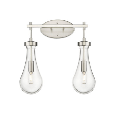 Bathroom Fixtures Two Lights by Innovations ( 405 | 451-2W-SN-G451-5CL Downtown Urban ) 