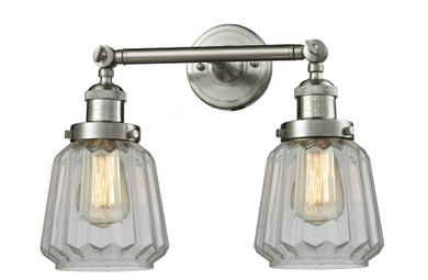 Bathroom Fixtures Two Lights by Innovations ( 405 | 208-SN-G142 Franklin Restoration ) 