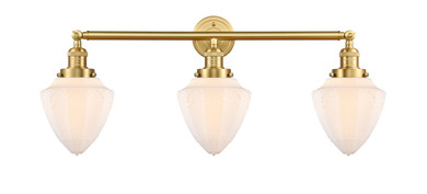 Bathroom Fixtures Three Lights by Innovations ( 405 | 205-SG-G661-7-LED Franklin Restoration ) 