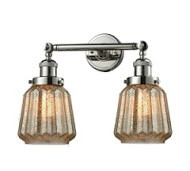 Bathroom Fixtures Two Lights by Innovations ( 405 | 208-SN-G146 Franklin Restoration ) 