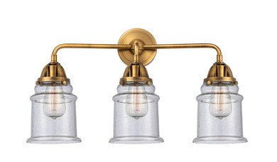 Bathroom Fixtures Three Lights by Innovations ( 405 | 288-3W-BB-G184-LED Nouveau 2 ) 