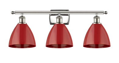 Bathroom Fixtures Three Lights by Innovations ( 405 | 516-3W-PN-MBD-75-RD Ballston ) 