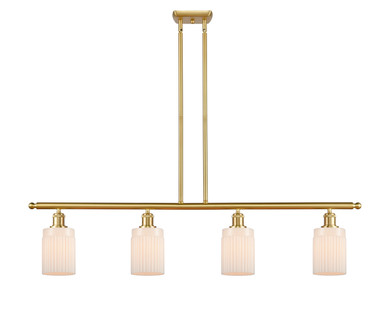 Linear/Island 4 Light + by Innovations ( 405 | 516-4I-SG-G341-LED Ballston ) 