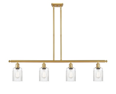 Linear/Island 4 Light + by Innovations ( 405 | 516-4I-SG-G342-LED Ballston ) 