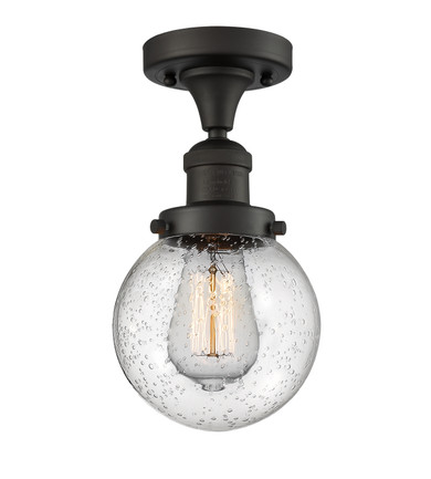Semi-Flush Mts. Glass Down by Innovations ( 405 | 517-1CH-OB-G204-6 Franklin Restoration ) 