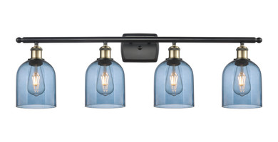 Bathroom Fixtures Four Lights by Innovations ( 405 | 516-4W-BAB-G558-6BL Ballston ) 