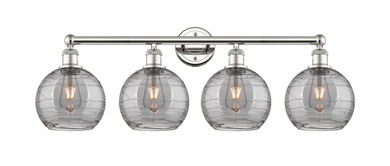 Bathroom Fixtures Four Lights by Innovations ( 405 | 616-4W-PN-G1213-8SM Edison ) 