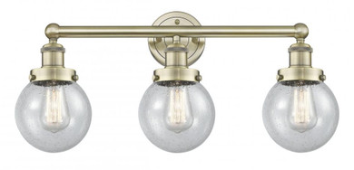 Bathroom Fixtures Three Lights by Innovations ( 405 | 616-3W-AB-G204-6 Edison ) 