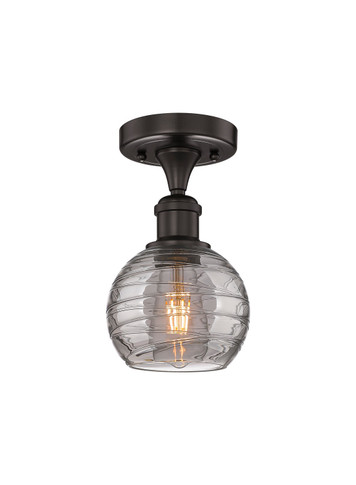 Semi-Flush Mts. Glass Down by Innovations ( 405 | 616-1F-OB-G1213-6SM Edison ) 