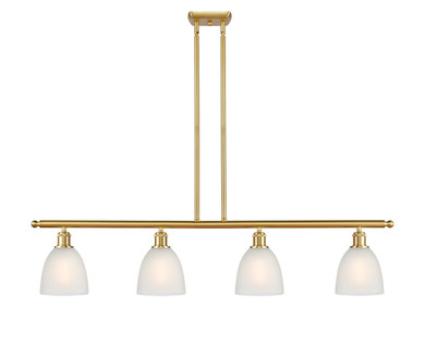 Linear/Island 4 Light + by Innovations ( 405 | 516-4I-SG-G381-LED Ballston ) 