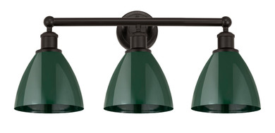 Bathroom Fixtures Three Lights by Innovations ( 405 | 616-3W-OB-MBD-75-GR Edison ) 