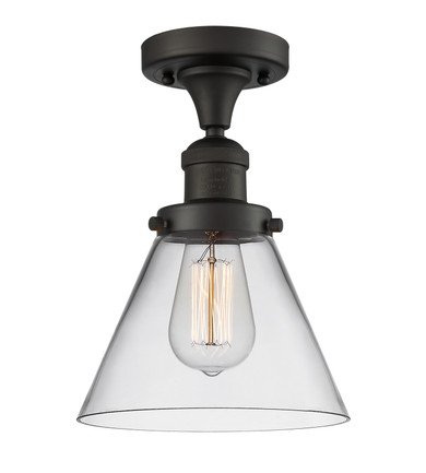 Semi-Flush Mts. Glass Down by Innovations ( 405 | 517-1CH-OB-G42 Franklin Restoration ) 