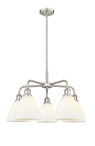 Mid. Chandeliers Glass Down by Innovations ( 405 | 516-5CR-SN-GBD-751 Ballston ) 