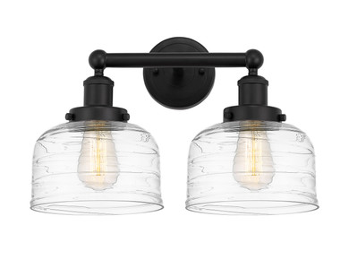 Bathroom Fixtures Two Lights by Innovations ( 405 | 616-2W-BK-G713 Edison ) 