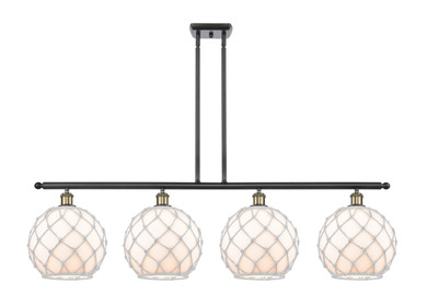 Linear/Island 4 Light + by Innovations ( 405 | 516-4I-BAB-G121-10RW Ballston ) 